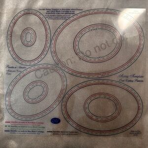 Creative Memories CUSTOM CUTTING SYSTEM Cutting MAT Board And 2 Sizing Templates